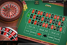 La European Roulette di Mr Green casinò.