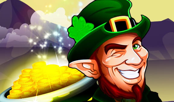 Il leprecano protagonista della slot Lucky Leprechaun sviluppata da iSoftBet.