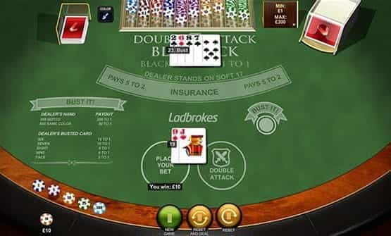 Double Attack Blackjack by Playtech