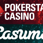 The Casumo and Pokerstars logos