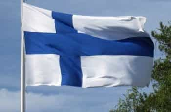 Finnish flag.