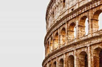 The Colosseum in Rome.